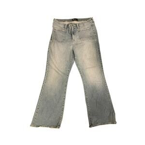 Gap Jeans Womens 16R 33x31 Blue 70s Flare High Rise Stretch